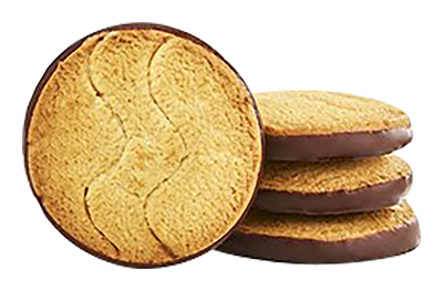 Belledonne Koekje omhuld met pure chocolade bio 3kg - 6052