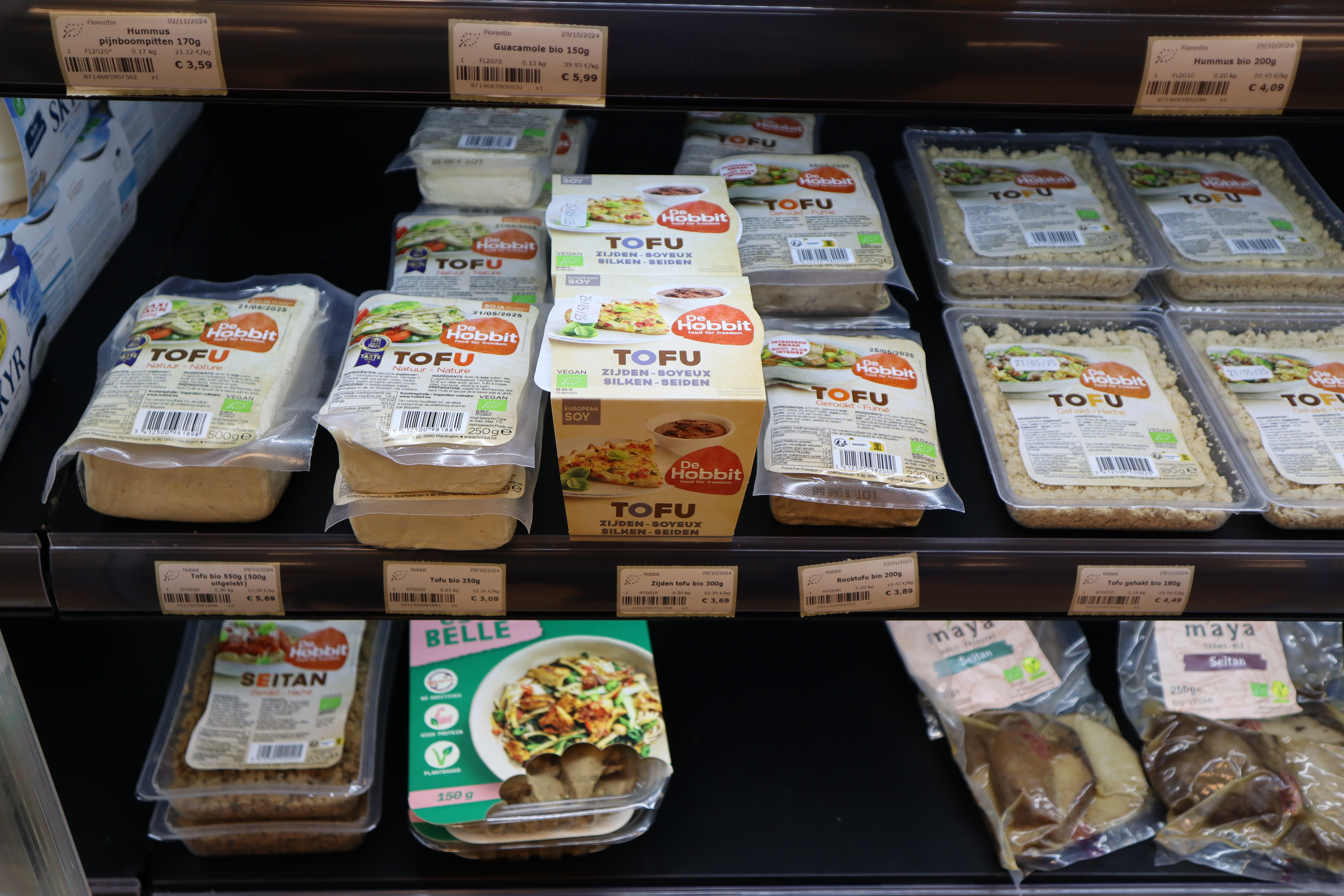 Welke vegan producten vind je bij Bioshop?