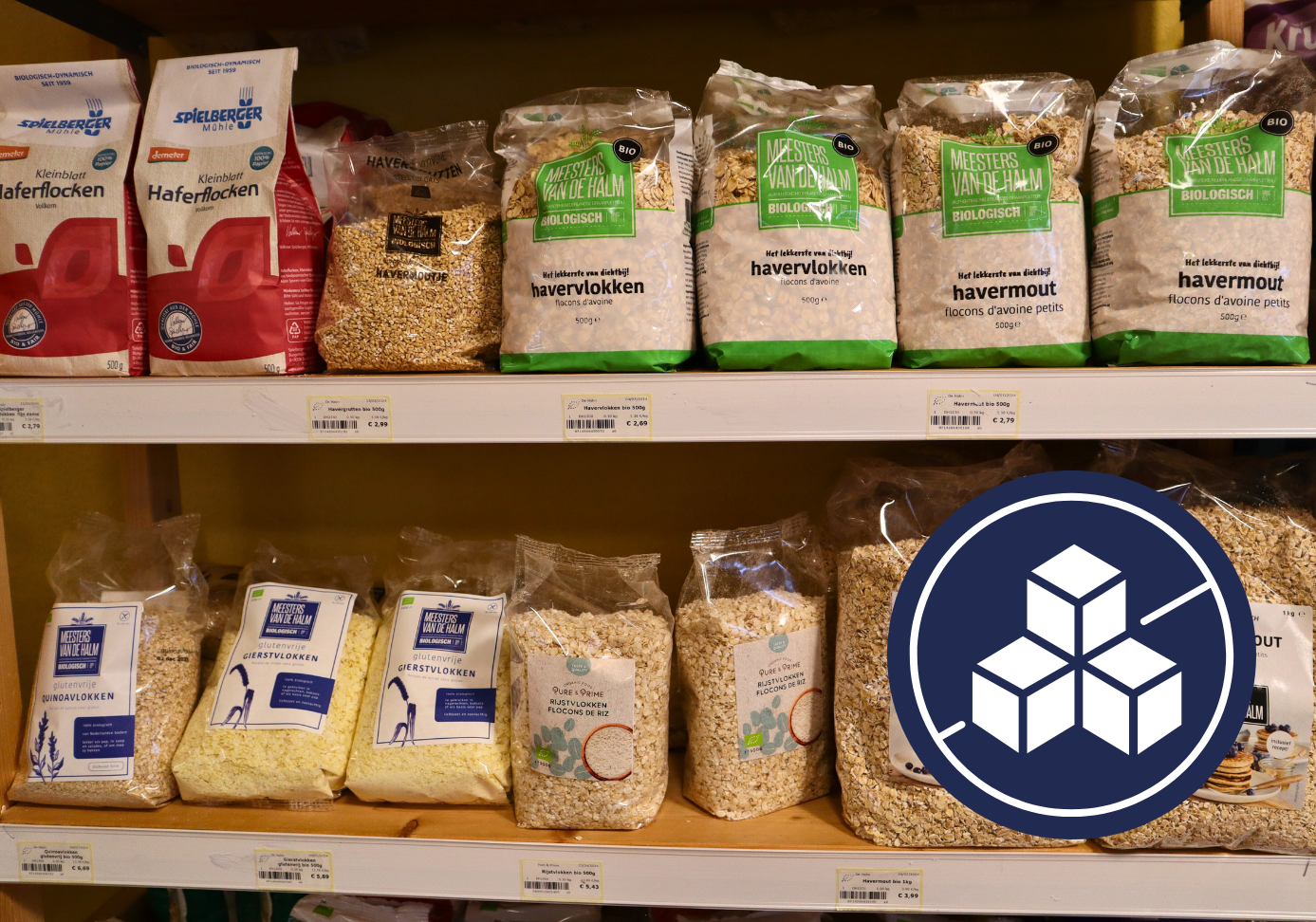 SUIKERVRIJE PRODUCTEN BIJ BIOSHOP