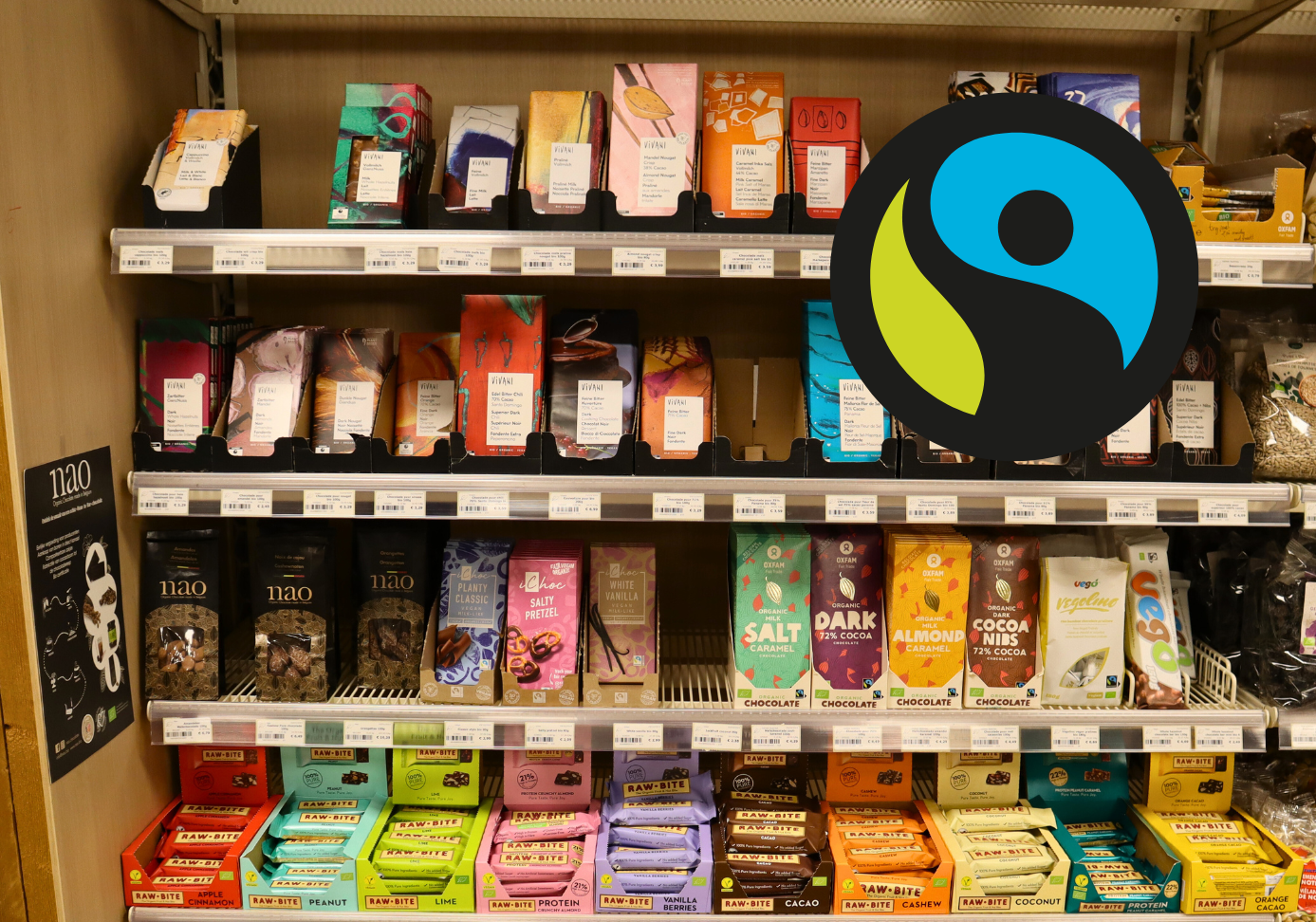 fairtrade producten bij Bioshop