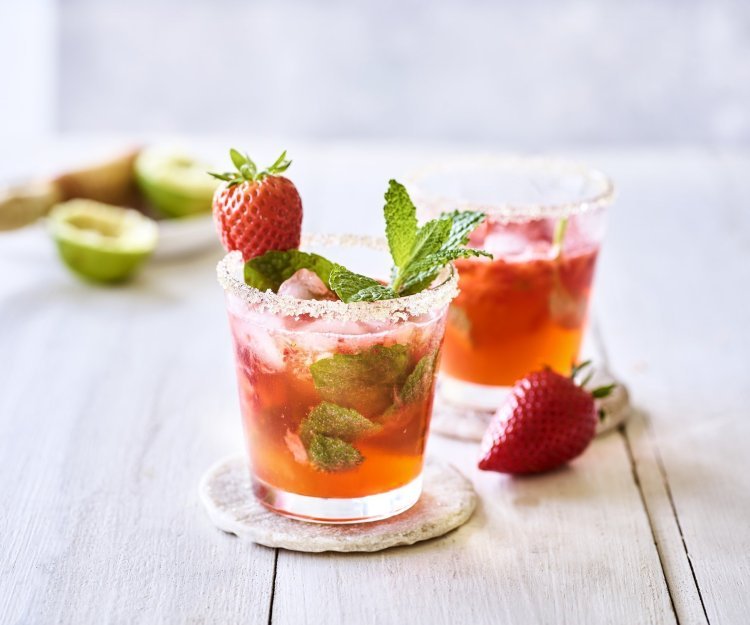 Aardbeien Mojito